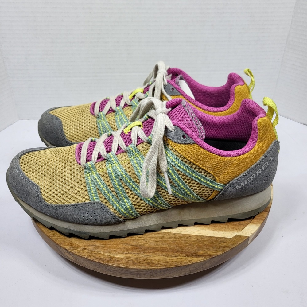 Merrell Alpine Sneaker Womens 10 Gold Pink Excellent Gorpcore Hiking J005418 - Picture 3 of 10